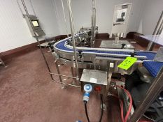 BOSTON CONVEYOR AND AUTOMATION CORP TRAY CONVEYOR, APPROX. 126 IN. L X 8 IN. W
