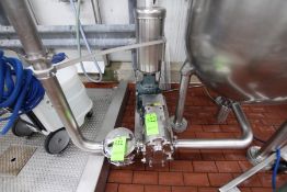 AMPCO POSITIVE DISPLACEMENT PUMP, MODEL RBZP1-130-S.O., S/N CC99250-5-1-R1-2, 10-HP ALL S/S WASHDOWN