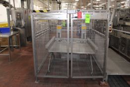 S/S SCISSOR LIFT PLATFORM, APPROX. 48 IN. X 48 IN.