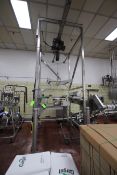 HAPMAN S/S SUPERSAC UNLOADER WITH HARRINGTON 2-TON CHAIN HOIST, PNEUMATIC GATE VALVE, AND MORE