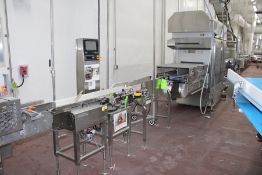 ANRITSU CHECK WEIGHER SYSTEM, MODEL SSV SERIES KWS5366BW66, S/N 4660344953, WITH PRODUCT REJECT