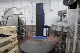 2019 LANTECH ROTARY TABLE PALLET STRETCH WRAPPER, MODEL Q300, S/N QM053998