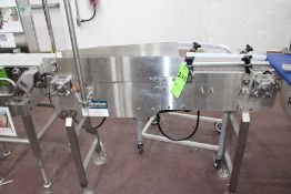 BOSTON CONVEYOR AND AUTOMATION TRAY CONVEYOR, APPROX. 48 IN. L X 9 IN. W