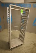 Lot of (5) Assorted Aluminum Bakery Racks, 28