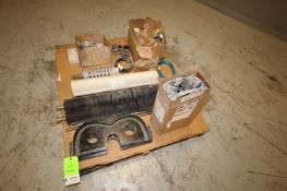 Pallet of Assorted Bakery Machine Parts, Including Conveyor Parts with (2) 32