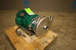Tri Clover 5 hp Centrifugal Pump, with 2