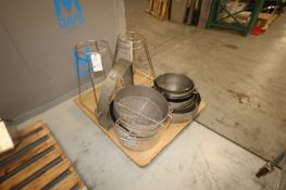 Lot of Assorted S/S Strainers, with S/S Stands (INV#80550) (Located @ the MDG Auction Showroom in