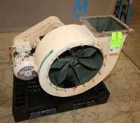 NYB 10 hp / 1735 rpm Blower, Fan Description- Series 20 GI FAN, Shop # M04881 100, Size 174 LS, with