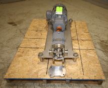 Alfa Laval Positive Displacement Pump, Mode GHP 1015, SN 1004014, with 1.5