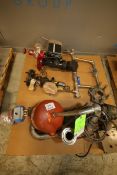 Pallet of Assorted Valves Including Leslie & Spirax Steam Control Valves, Pneumatic Ball Valve &