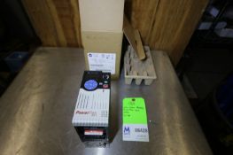 New Allen Bradley 0.5 hp Powerflex 525 VFD, Cat. No. 25B-V2P5N104 Series A, 100-120V(INV#88428)(