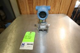 Rosemount Pressure Transmitter, Model 3051CG4A02B1AM5H2, SN 2477738, Working Pressure 300 psi (INV#