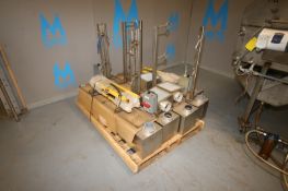 Lot of (4) Foodline S/S Piping Products S/S UV Corn Syrup Tank Filters, Model SC-25E, (1) SN