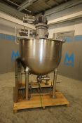 Groen 300 Gal. S/S Kettle, (ID Plate Missing), Model NEM 300 SP, 316 S/S, with Double Motion