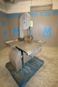 Biro Meat Saw, Model 3334, SN 33368, 220/440V, (Note: Missing Upper Blade Pulley) (INV#108708) (