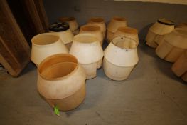 Lot of (10) Marshalltown 3 Cubic Ft. Poly Liners for Mixer (INV#108524) (Located @ the MDG