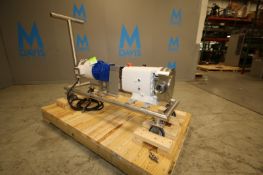 Alfa Laval Portable Positive Displacement Pump, Model GHPD-622RF, SN 00-5-9368, with 2.5” CT S/S