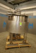 Groen 300 Gal. Jacketed S/S Kettle, Model NEM 300, S/N (Not Visible), 316 S/S, with Double Motion