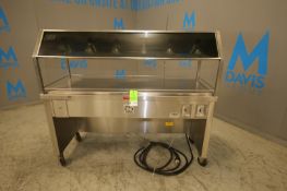 Gaylord East Corp. Mer- Chicken - Dizer Heated Case, 70” L x 26” W, Model MCD-HP1L12, SN 96-121,