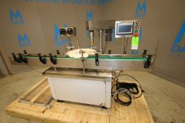 S/S Inline Small Bottle Capping Machine, 10 Station, with 4