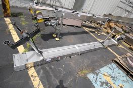 165” L S/S Product Conveyor with 10” W Rex Type Plastic Chain, 24” H, with Drive Motor & Dart VFD (