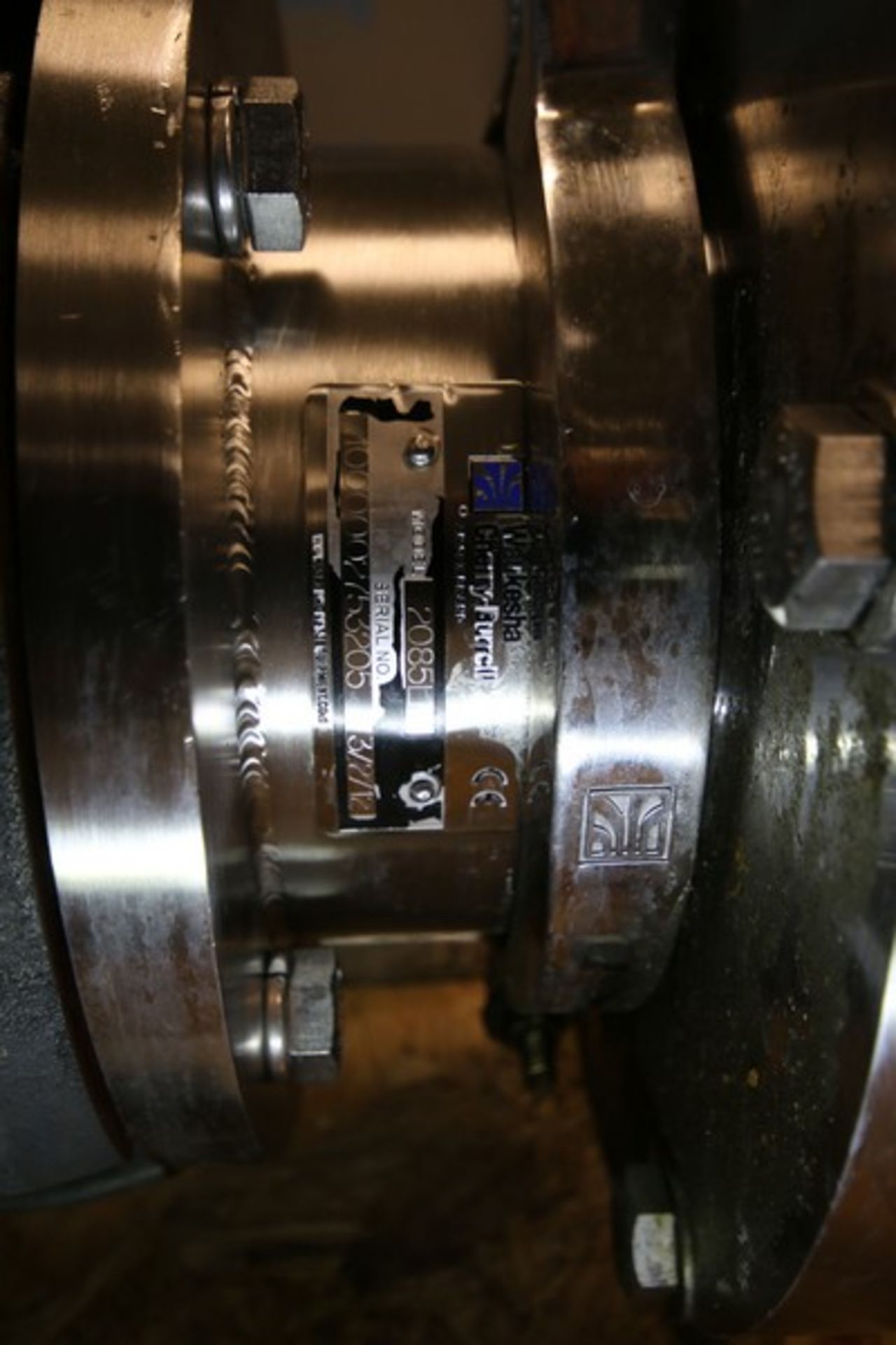 Waukesha / CB 15 hp / 1760 rpm Liquid Ring Centrifugal Pump, Model 2085LR, SN 1000002753205, with - Image 5 of 6