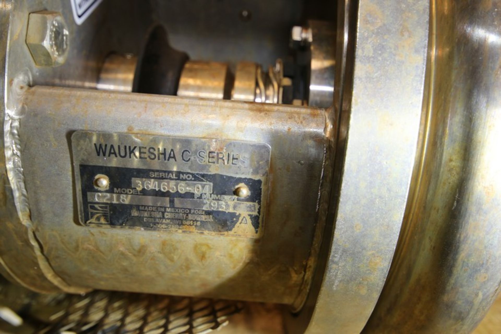 Waukesha / CB 5 hp / 1745 rpm Centrifugal Pump, Model C218, SN 364656-94, with 3” x 1.5” CT S/S - Image 4 of 4