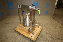 Unifiller Single Piston Filler, Includes Funnel, Adjustable Height, Mounted on Wheels, (Note: Not