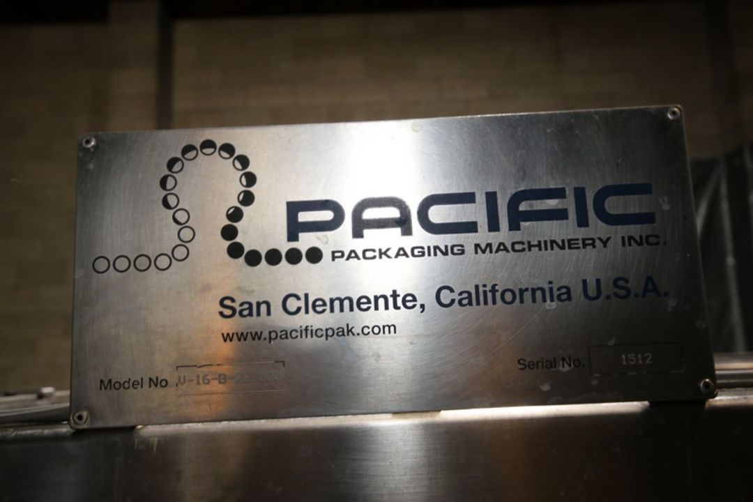 Pacific 16 - Valve Rotary S/S Tube Filler, Model V-16-B-22.000, SN 1512, Set Up with 740 ML Change - Image 15 of 20