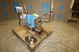 Waukesha / CB Positive Displacement Pump, Model 130, SN 385181 06, with 3” CT S/S Head, S/S