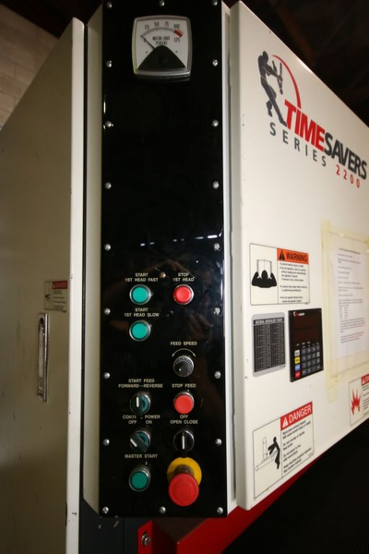 Timesaver 36” W Belt Sander, Model 2211-23-0, SN 31326, Series 2200, with Delta VFD Controller, - Image 9 of 16