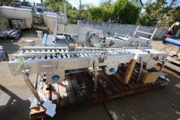 Lot of (7) Pcs. of S/S Roller / Case Conveyor Sections, Includes (1) Aprox. 24” W x 102” L,  (2)