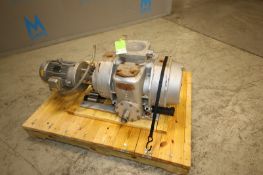 Busch Vacuum Pump, Type WV 2000 C 003 ZZXX, SN C0815000579, with WEG 7.5 hp, 3515 rpm, 230 / 460V (