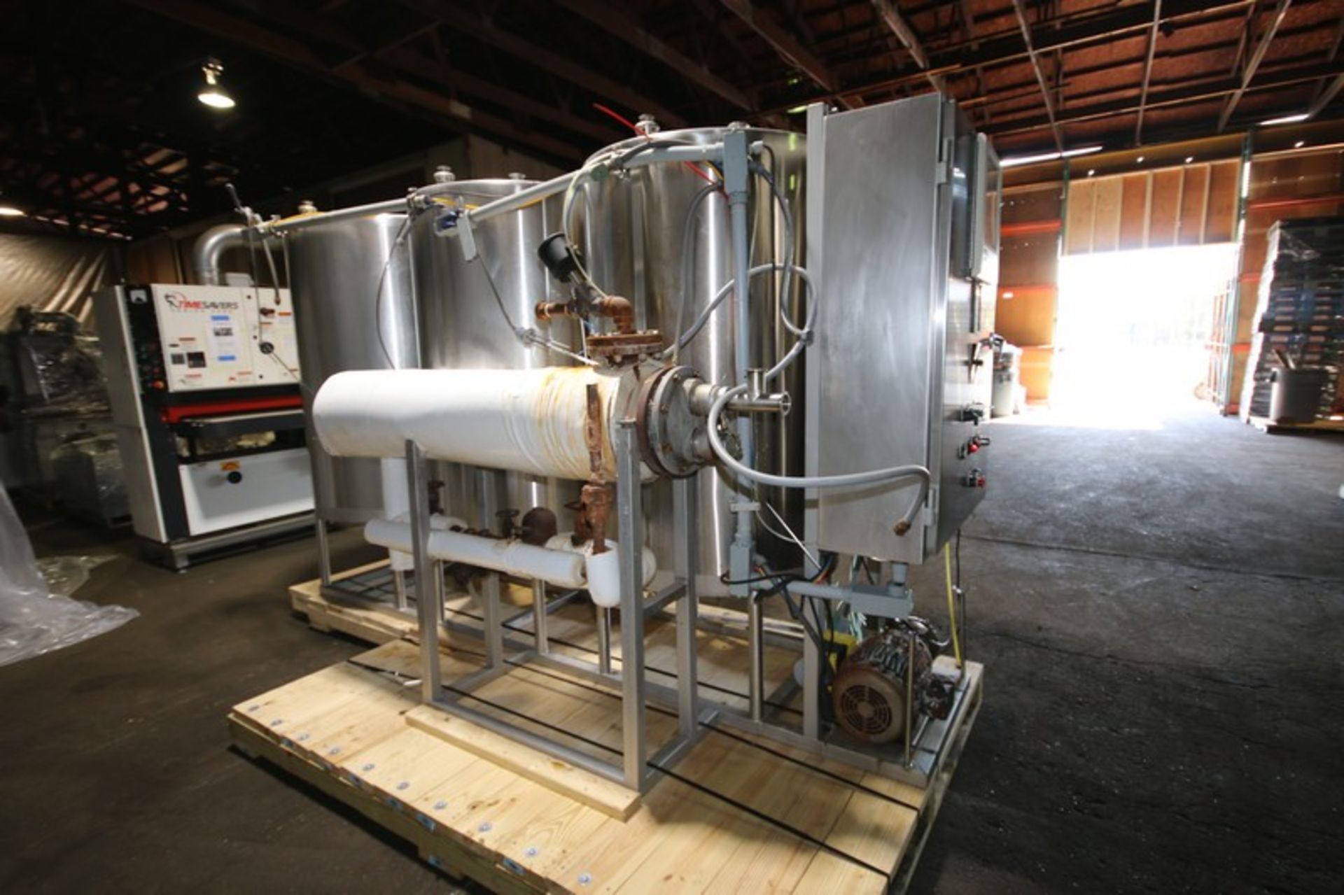 Sani Matic 3 - Tank Skid Mounted S/S CIP System, Model SMS 3 Tank CIP, SMS #3258-90, Item #02-50- - Image 3 of 16