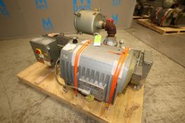 Busch Vacuum Pump, Type RA0630.B4Z6.1103, SN U074006691, 490 CFM, with Baldor 25 / 18.5 hp / 1180
