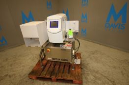 Safeline Metal Detector System, Model SL2000, SN 6290703, with 4 3/4” W x 8.5” H Opening, Digital