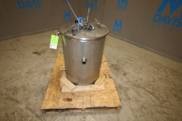 Aprox. 40 Gallon S/S Balance Tank, with (10) 1.5