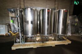 Sani Matic 3 - Tank Skid Mounted S/S CIP System, Model SMS 3 Tank CIP, SMS #3258-90, Item #02-50-