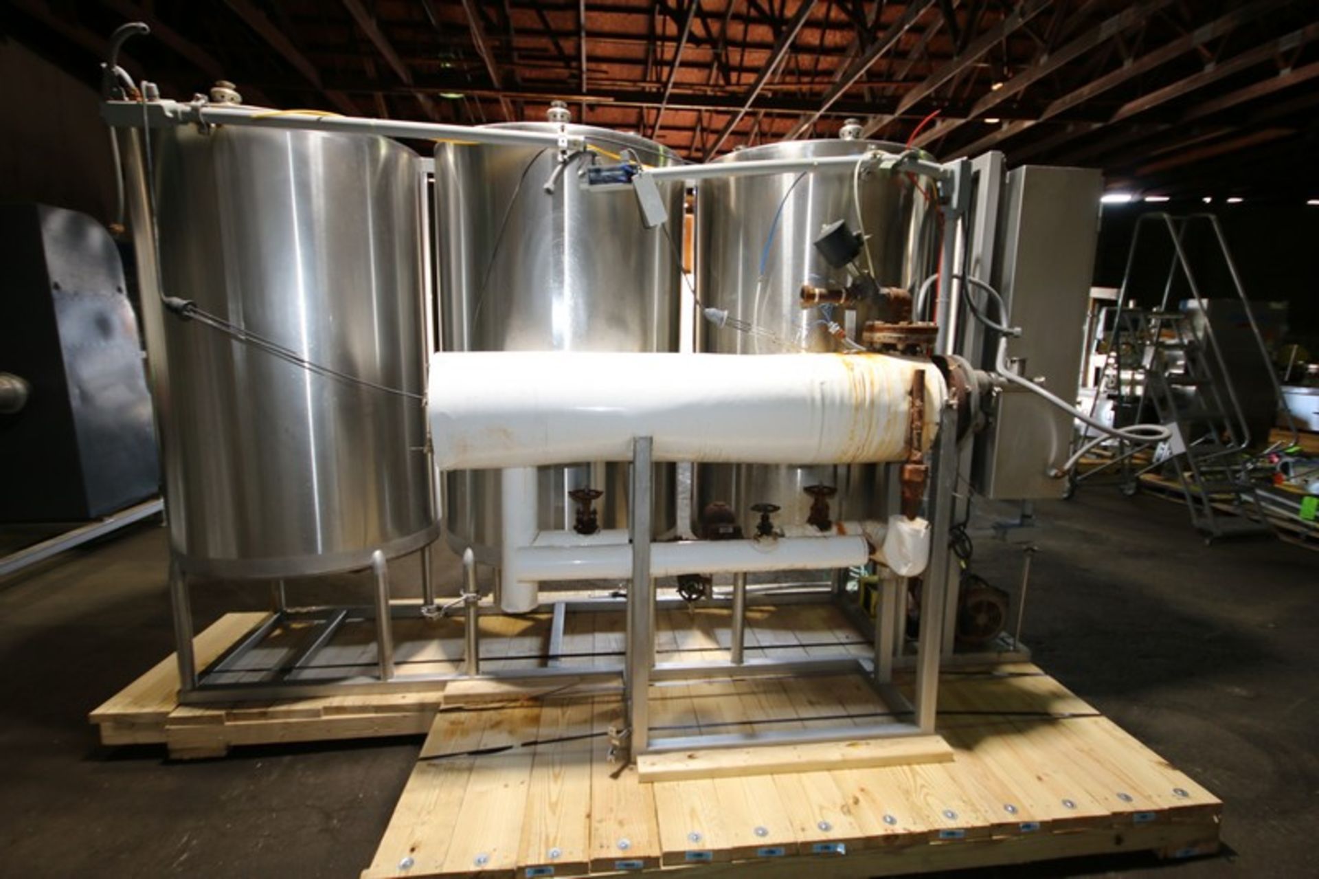 Sani Matic 3 - Tank Skid Mounted S/S CIP System, Model SMS 3 Tank CIP, SMS #3258-90, Item #02-50- - Image 4 of 16