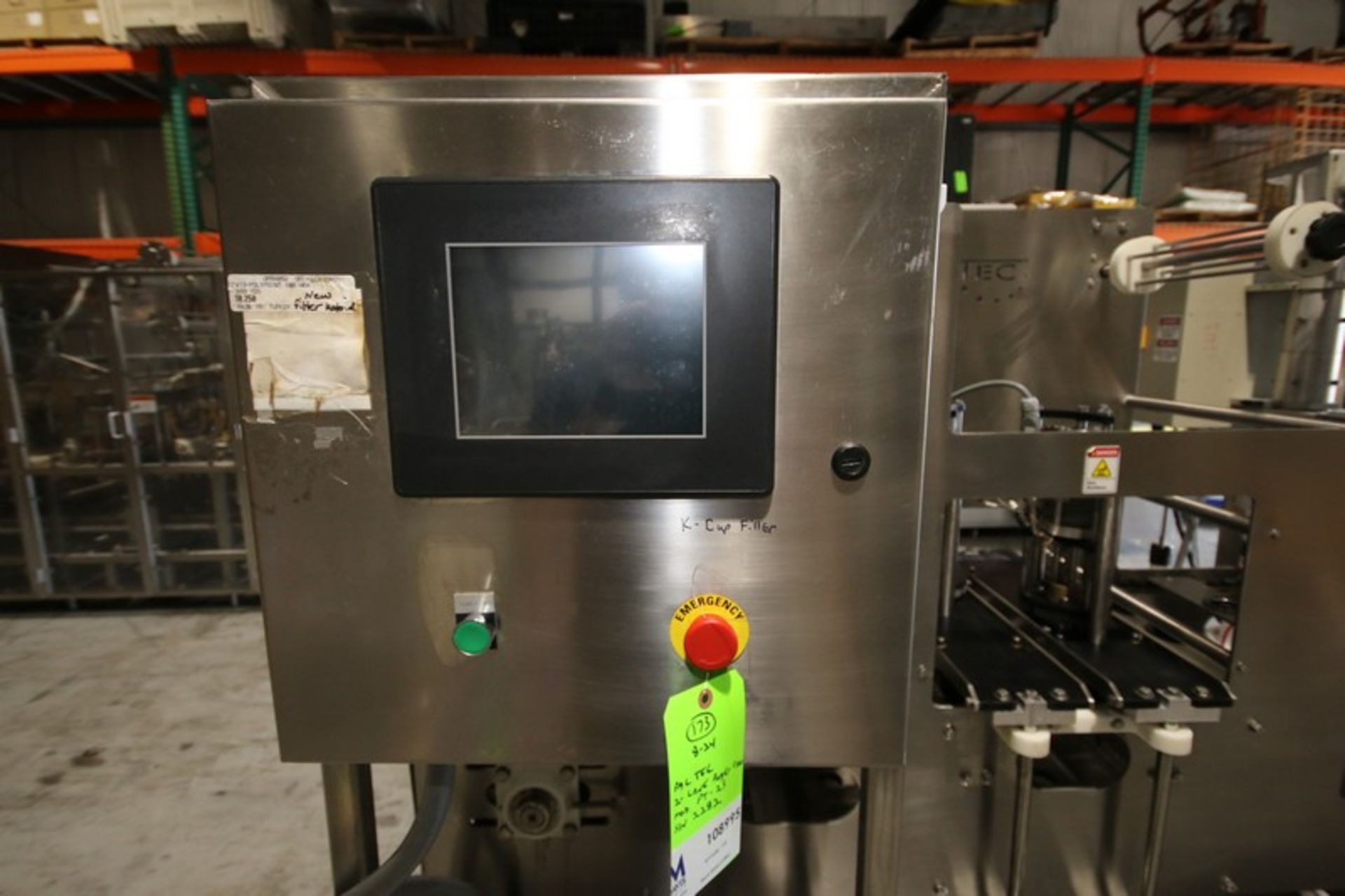 Pac Tec 2 - Lane S/S Cup / Auger Filler, Model PT-2S, SN 2282 with Aprox. 1 5/8” W Cup Size Change - Image 17 of 21