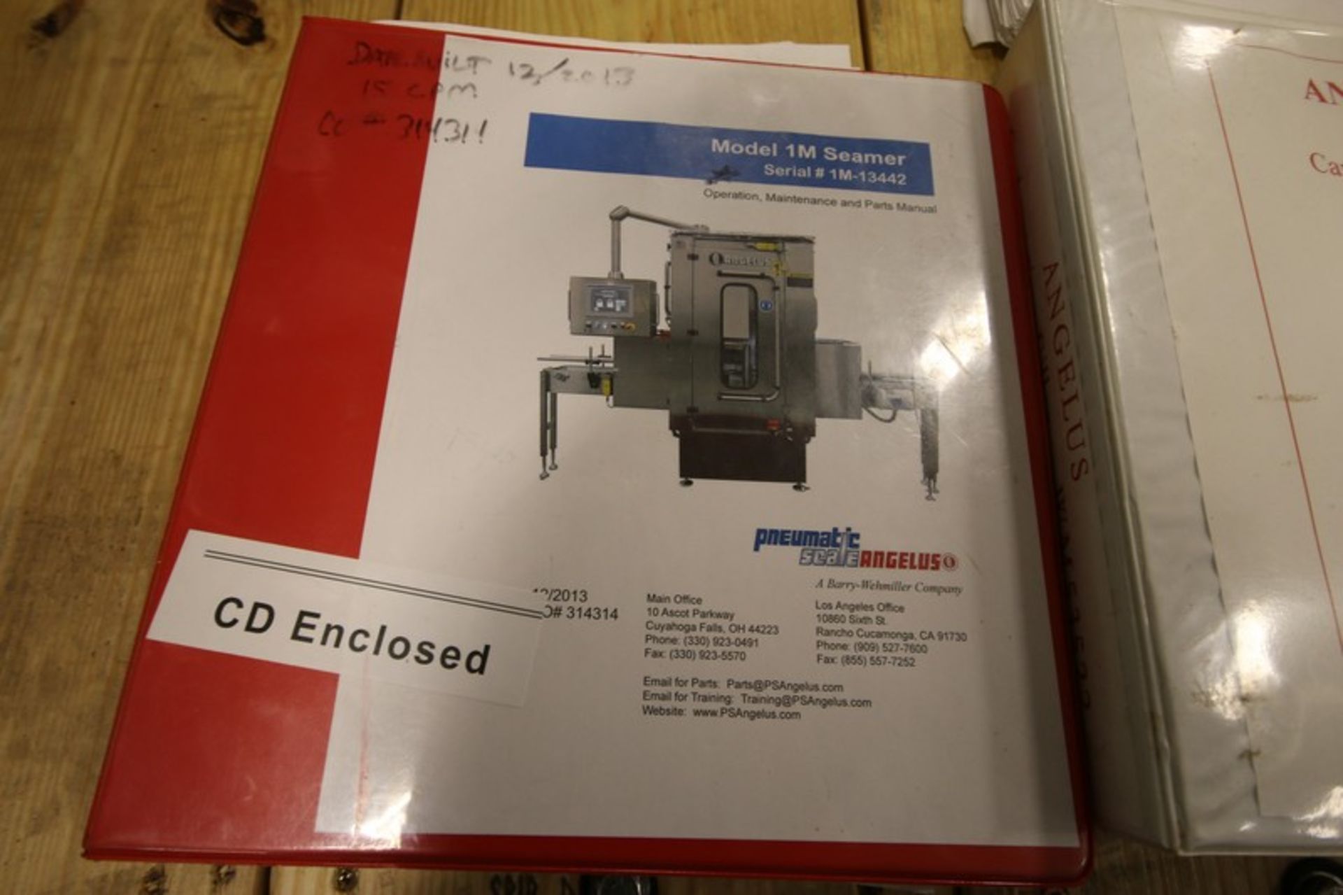 2013 Pneumatic Scale Angelus Rotary Can Seamer, Model 1M, SN 1M-13442, with On Board Control - Image 18 of 19