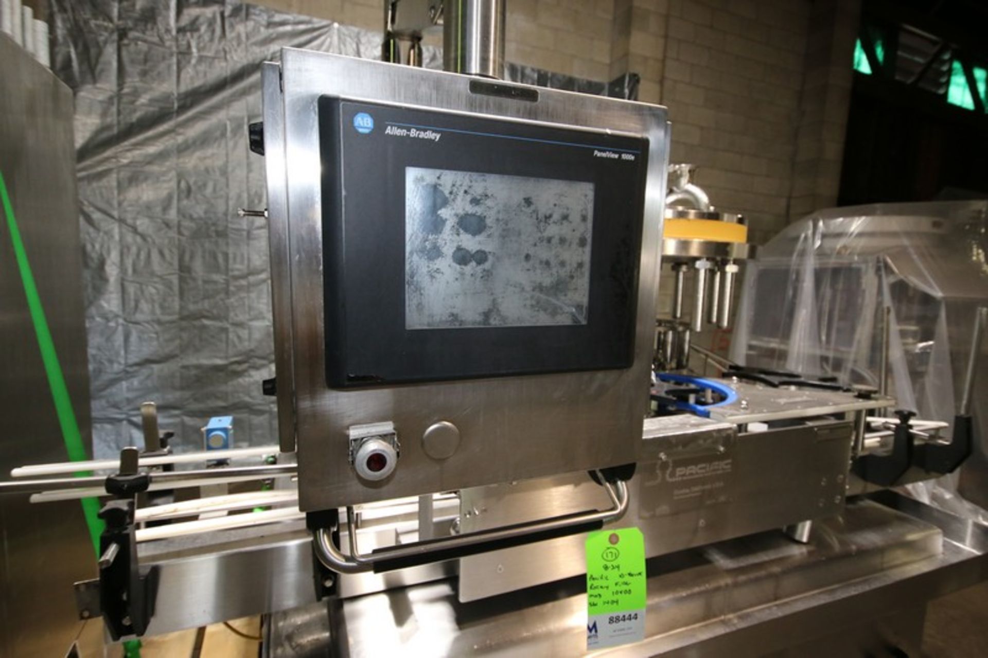 Pacific 10 - Station S/S Rotary Volumetric Filler, Model 10V00, SN 1404, Set up with 128 oz Round - Image 18 of 23