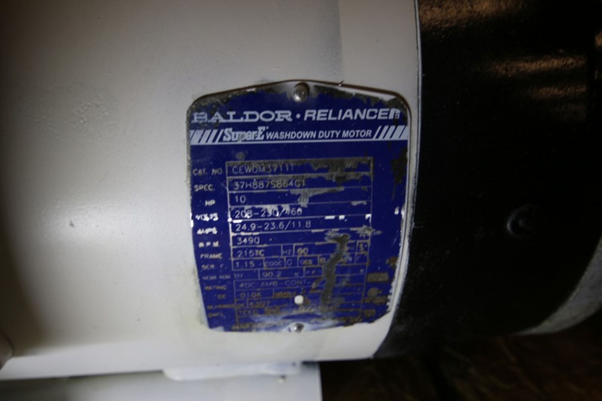 Fristam 10 hp / 3490 rpm Centrifugal Pump, Model FPX732-150, SN 0400628, with 2.5” x 2” CT S/S Head, - Image 6 of 6