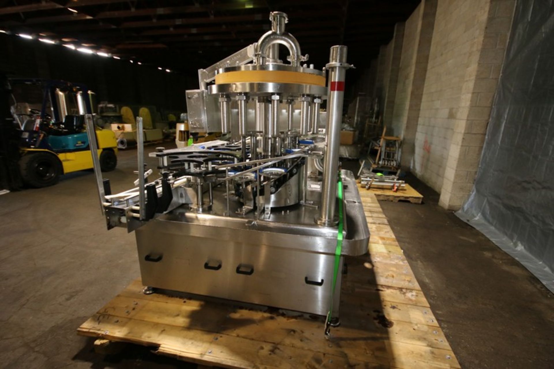 Pacific 10 - Station S/S Rotary Volumetric Filler, Model 10V00, SN 1404, Set up with 128 oz Round - Image 7 of 23