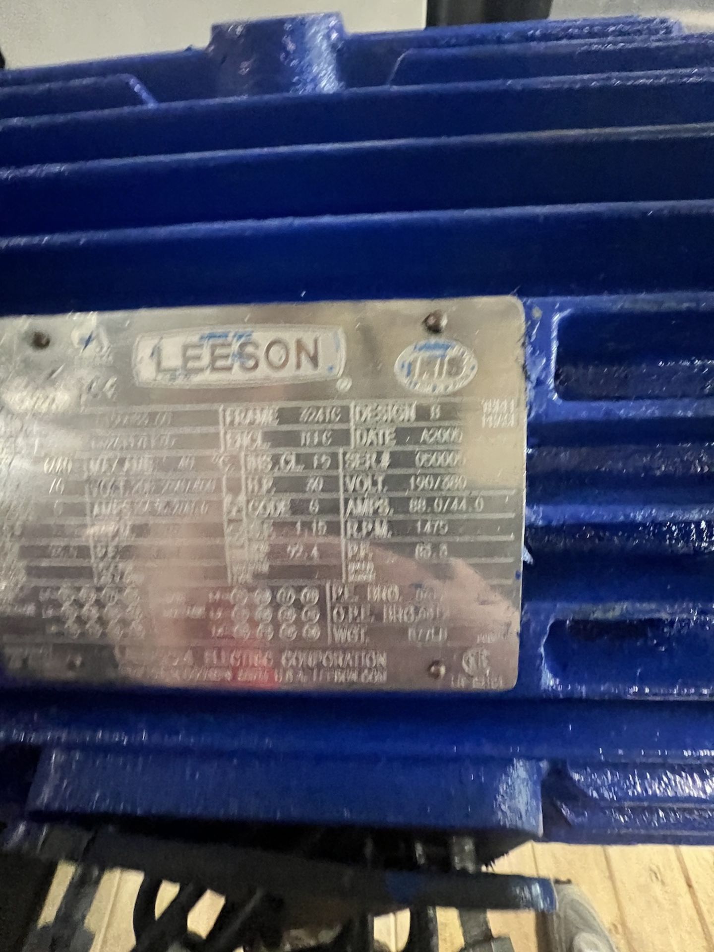 Quadro High Shear Mill, Model Z5, SN Z5-0043, with 3” CT S/S Head, 40 hp / 1775 rpm Leeson Motor, - Image 8 of 15
