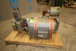 Busch Vacuum Pump, Type RA0630B007, SN C 4820, with Toshiba 25 hp / 1170 rpm Motor, 230-230 /