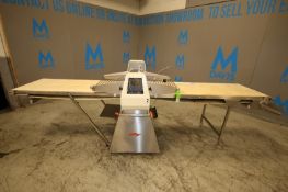 Fritsch 25” W S/S Bakery Dough Sheeter, Model 60 / 650E, Mach No. 02008-030018, with 5 ft & 6 ft