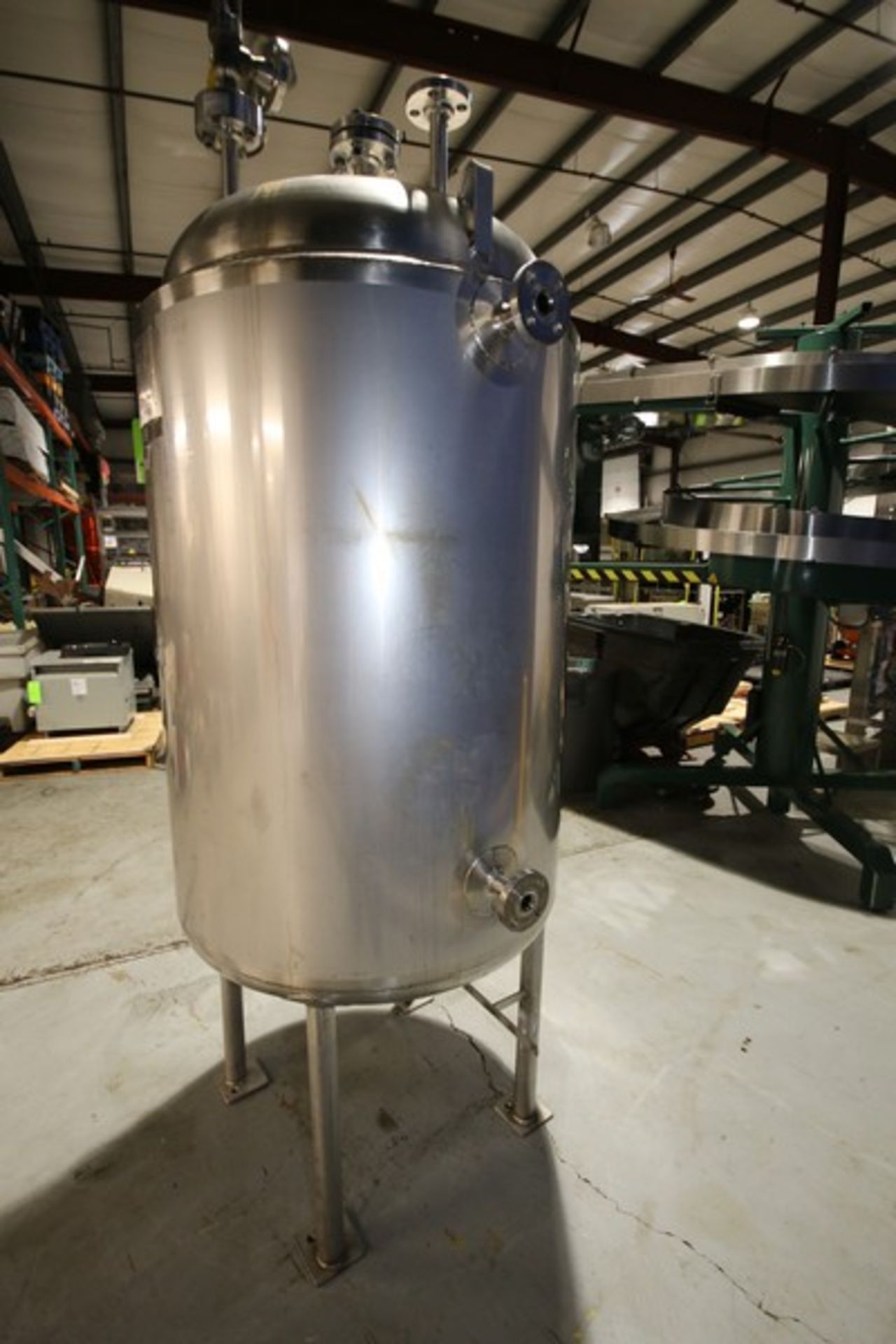 2010 Watson Aprox. 300 Gal. Dome Top, Dome Bottom Jacketed S/S Reactor Tank, SN 4015-1, MAWP 290 psi - Image 4 of 10