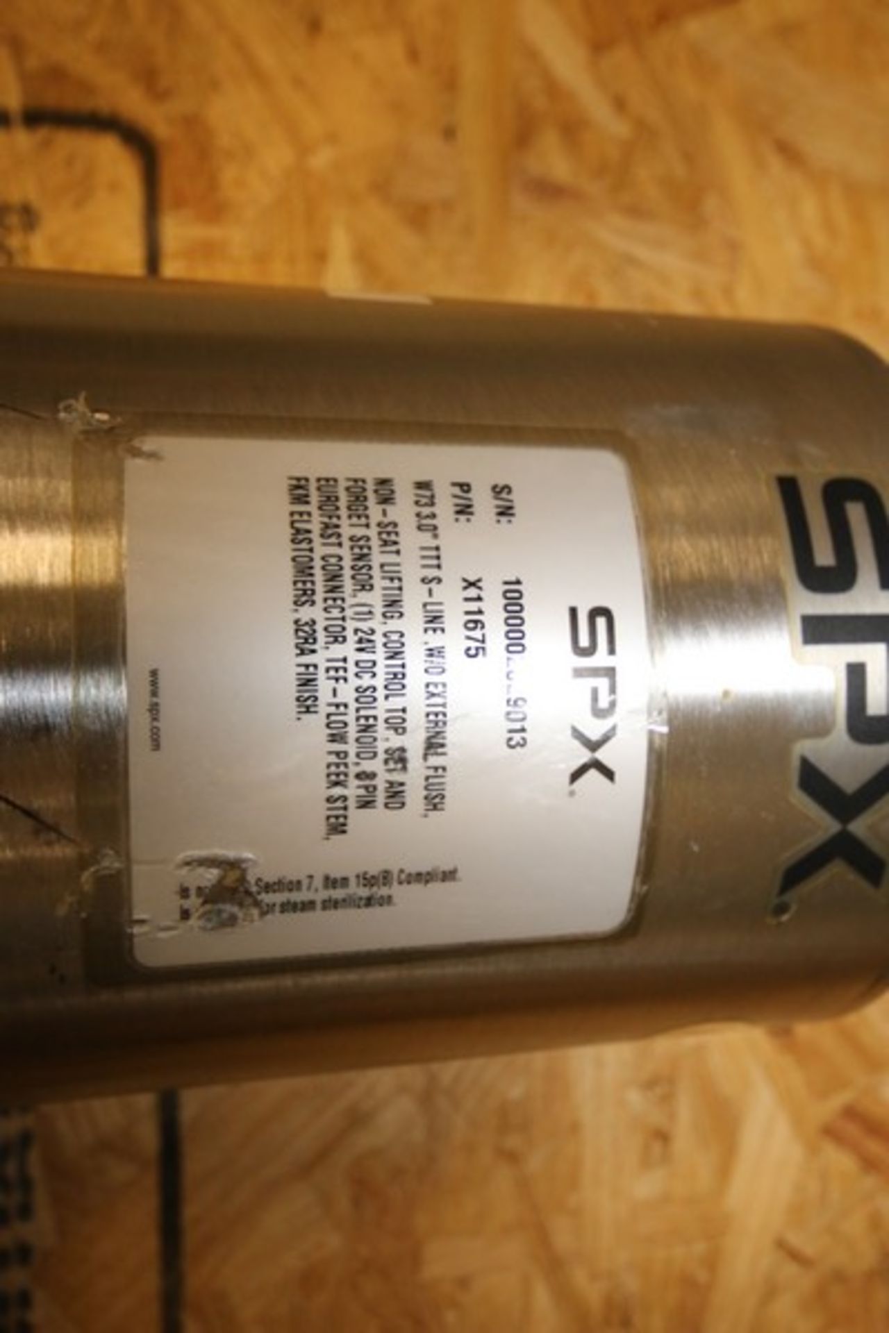 Lot of (2) SPX 3” 3 - Way S/S Air Valves, Type W73 3.0” TTT S - Line, PN X11675, SN - Image 4 of 5