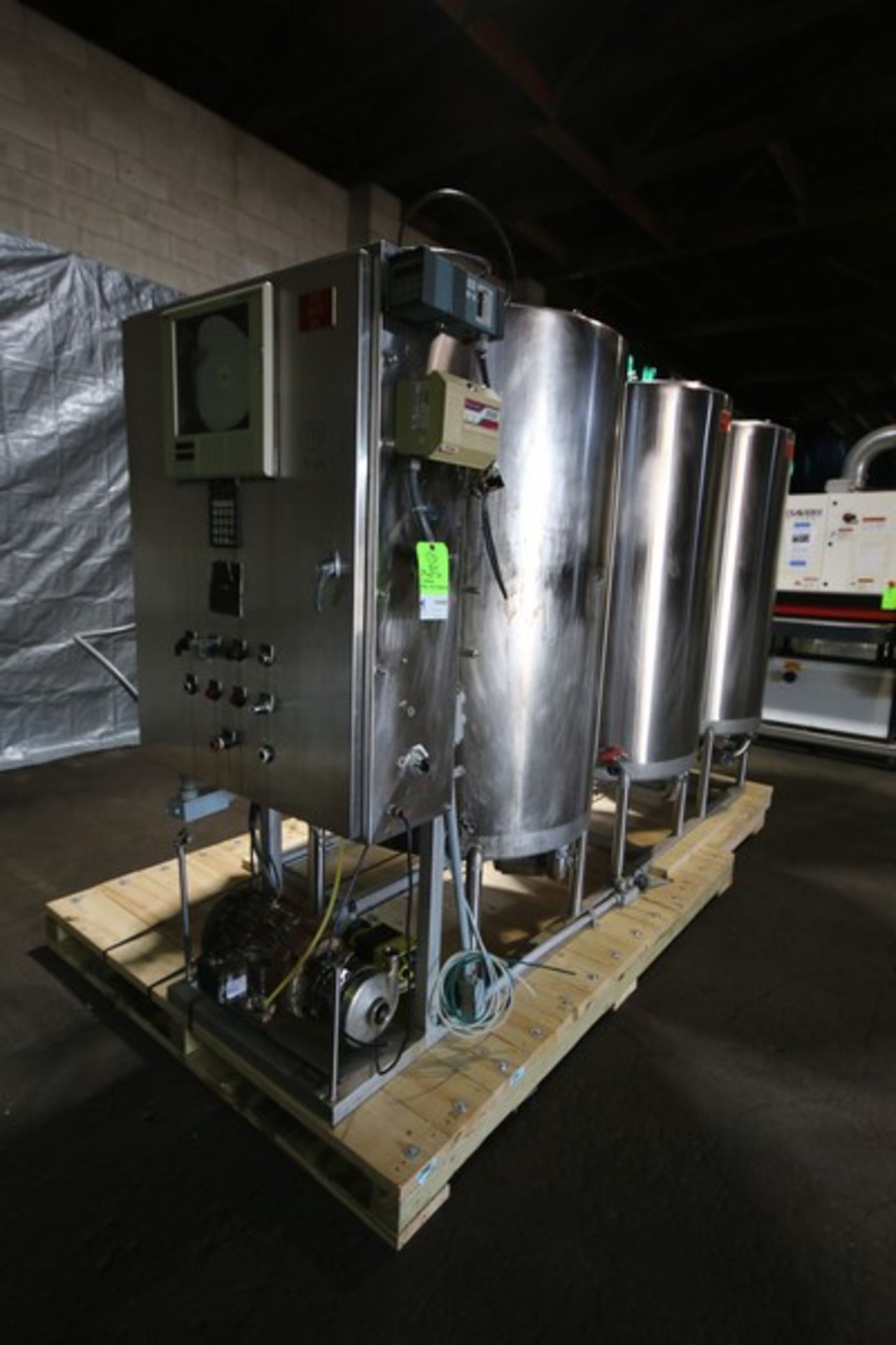 Sani Matic 3 - Tank Skid Mounted S/S CIP System, Model SMS 3 Tank CIP, SMS #3258-90, Item #02-50- - Image 2 of 16